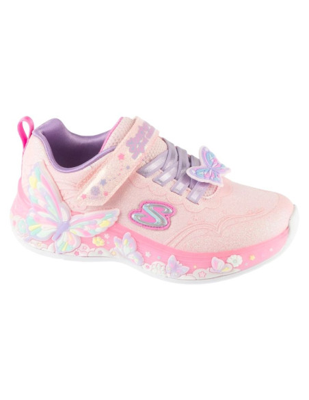 Skechers s-lights: butterfly bliss 303065lc-lpmt różowe 27