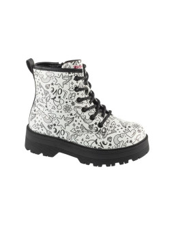 Skechers gravlen hi - doodle down 303408l-slbk szare 29