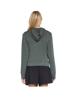 Skechers cozy luxe hoodie hd127-gnbk zielone l 2