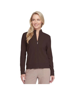 Skechers go luxe rib hoodie ja293-brct brązowe l