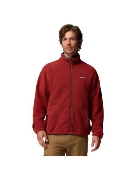 Columbia timber crest full zip fleece 2176101632 czerwone l
