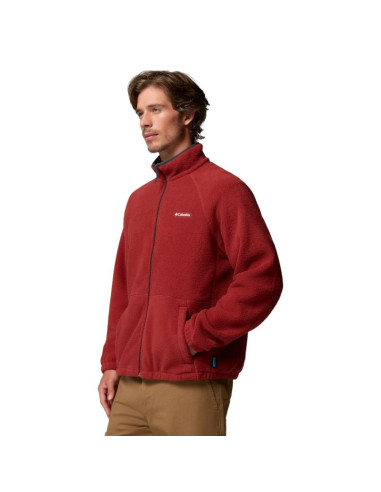 Columbia timber crest full zip fleece 2176101632 czerwone l