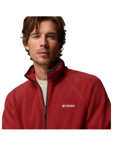 Columbia timber crest full zip fleece 2176101632 czerwone l