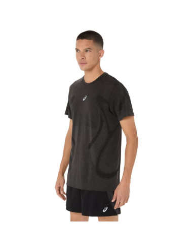 Asics road seamless ss top 2011d355-001 czarne l