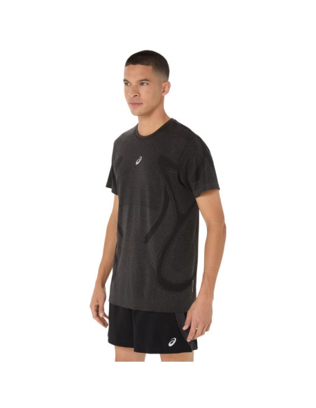 Asics road seamless ss top 2011d355-001 czarne l