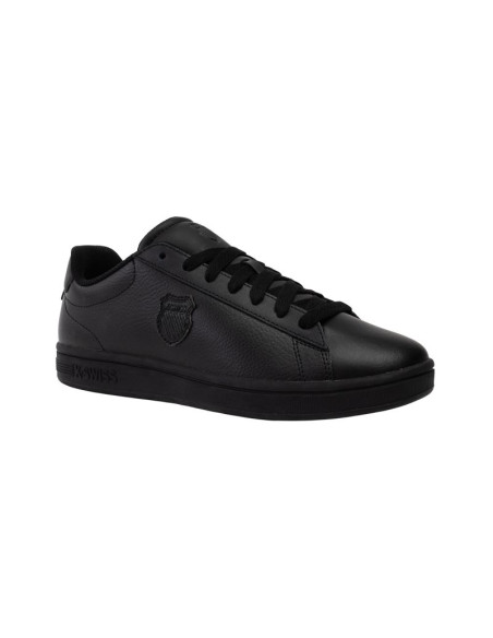 Buty męskie na co dzień k-swiss court shield ii black/black/black m (04412-001-m)