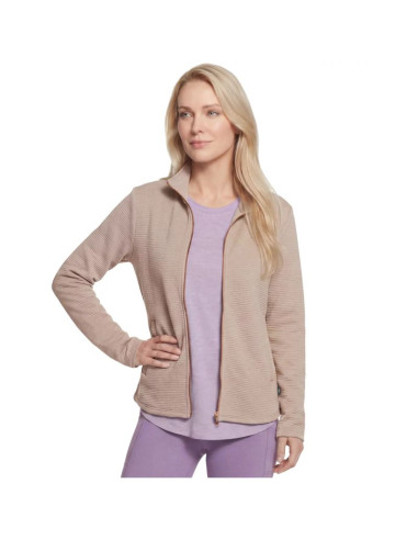 Skechers the hoodless hoodie gowalk shine jacket ja78-tpbr beżowe l