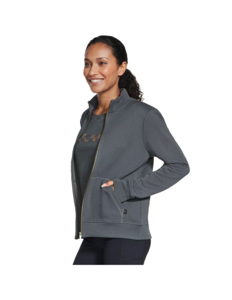 Skechers go walk everywhere full zip hoodless w3ja261-gnbk zielone l
