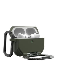 Uag monarch - obudowa ochronna do airpods pro 3 (olive/silver) 2