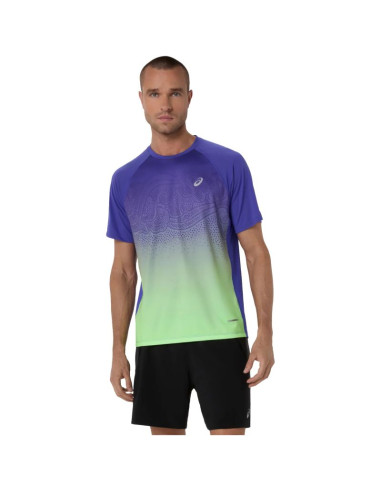 Asics road fade ss top 2011d512-401 niebieskie l