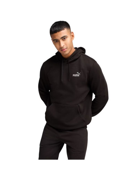 Bluza męska puma ess 2 color small no.1 logo hoodie czarna 684718 01