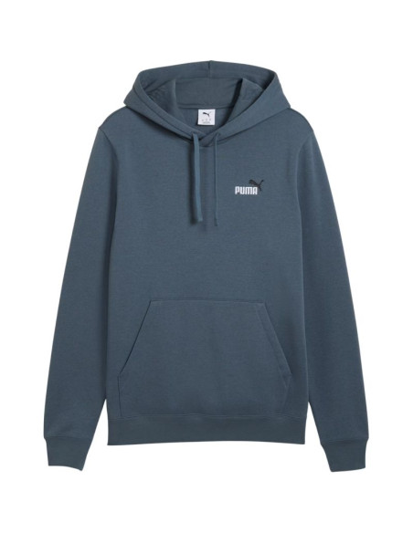Bluza męska puma ess 2 color small no.1 logo hoodie turkusowa 684718 37