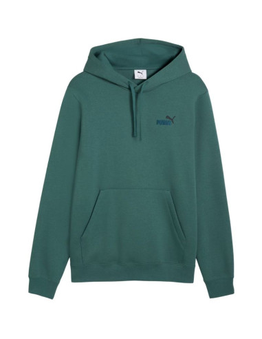 Bluza męska puma ess 2 color small no.1 logo hoodie zielona 684718 90