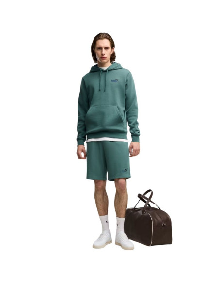 Bluza męska puma ess 2 color small no.1 logo hoodie zielona 684718 90