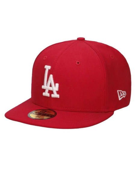 New era league essential 59fifty los angeles dodgers cap 10047498 czerwone 7 1/4