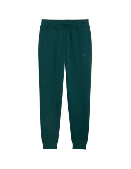 Spodnie męskie puma ess no.1 logo sweatpants fl zielone 682607 70 2