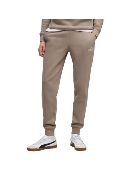 Spodnie męskie puma ess no.1 logo sweatpants fl beżowe 682607 94