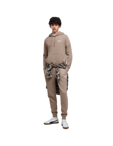 Spodnie męskie puma ess no.1 logo sweatpants fl beżowe 682607 94