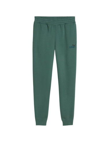 Spodnie męskie puma ess 2 color no.1 logo zielone 684713 90