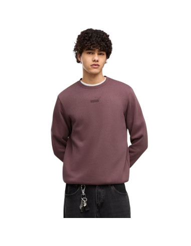 Bluza męska puma ess small no.1 logo brązowa 692913 91