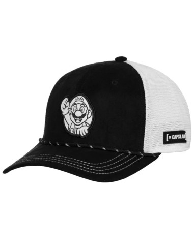 Capslab super mario trucker cap cl-smb2-1-pcs-nig czarne one size