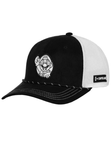 Capslab super mario trucker cap cl-smb2-1-pcs-nig czarne one size