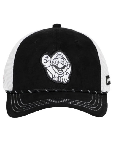 Capslab super mario trucker cap cl-smb2-1-pcs-nig czarne one size