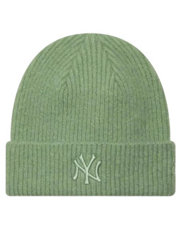 New era wmns wide cuff beanie new york yankees hat 60915807 zielone one size