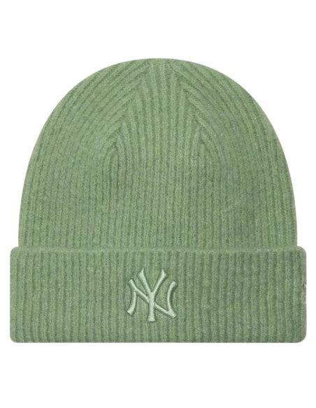 New era wmns wide cuff beanie new york yankees hat 60915807 zielone one size