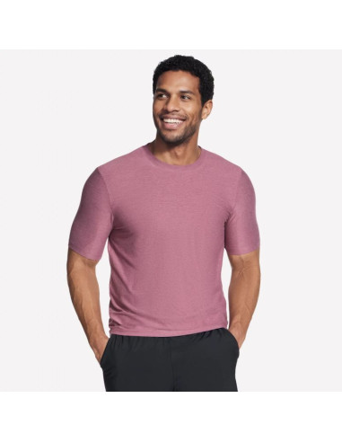 Skechers go dri all day tee ts107-bumt czerwone l