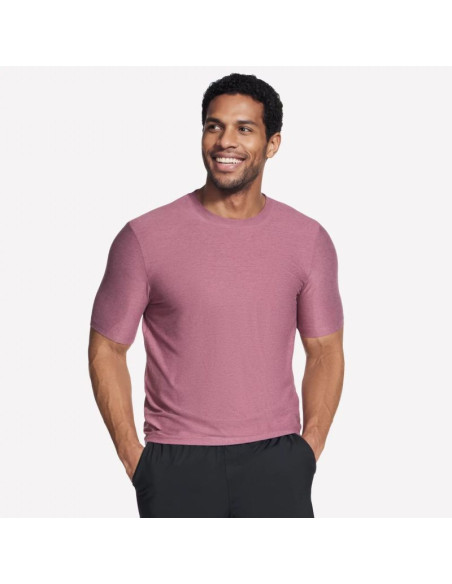 Skechers go dri all day tee ts107-bumt czerwone l