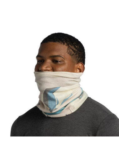 Buff merino lightweight tube scarf 13885493710 szare one size