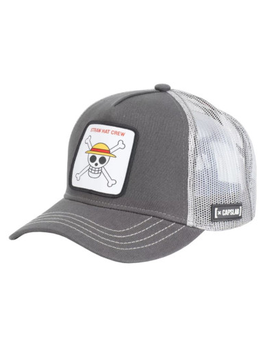 Capslab one piece trucker cap cl-op1-1-sku1 szare one size