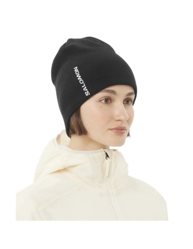 Salomon graphic beanie lc2708700 czarne osfa
