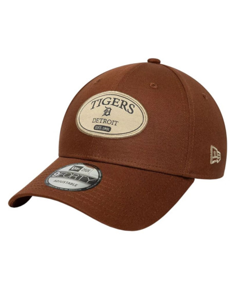 New era patch 9forty detroit tigers cap 60915779 brązowe osfm