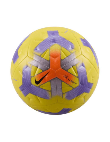 Piłka nożna nike academy żółto-fioletowa iq0642 710