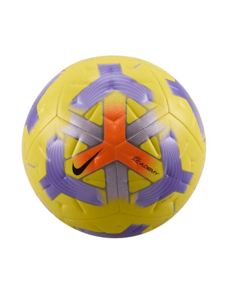 Piłka nożna nike academy żółto-fioletowa iq0642 710