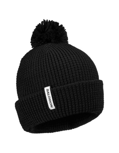 Salomon pompom beanie lc2937500 czarne osfa
