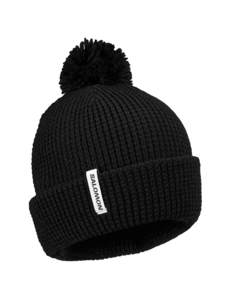 Salomon pompom beanie lc2937500 czarne osfa
