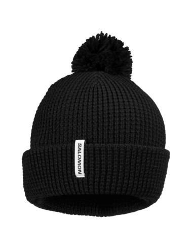 Salomon pompom beanie lc2937500 czarne osfa