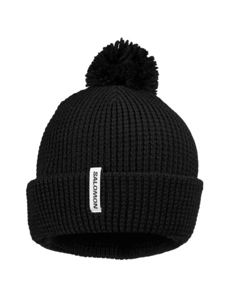 Salomon pompom beanie lc2937500 czarne osfa