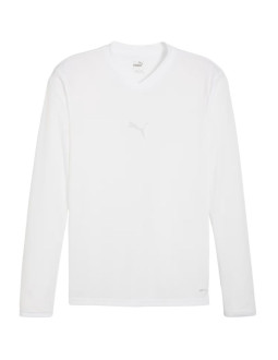 Koszulka męska puma teamgoal baselayer tee longsleeve biała 658777 04
