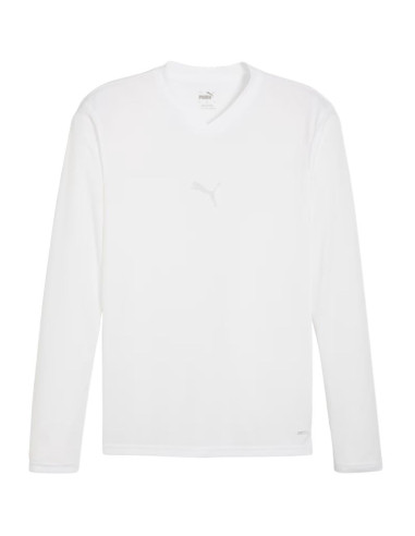 Koszulka męska puma teamgoal baselayer tee longsleeve biała 658777 04