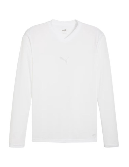 Koszulka męska puma teamgoal baselayer tee longsleeve biała 658777 04
