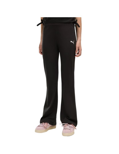 Legginsy dla dzieci puma ess high-waist flared czarne 694653 01