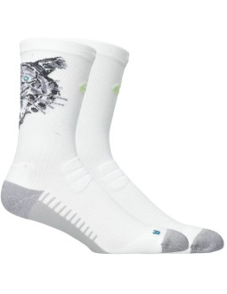 Asics performance run sock crew 3013b346-100 białe 47-49