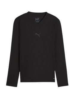 Koszulka dla dzieci puma teamgoal baselayer tee longsleeve czarna 659041 03