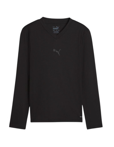Koszulka dla dzieci puma teamgoal baselayer tee longsleeve czarna 659041 03