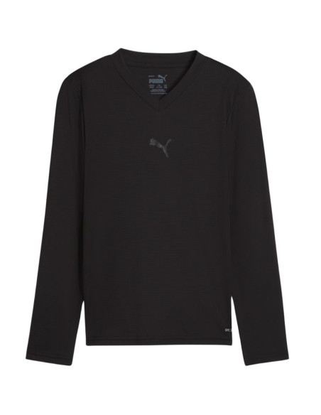 Koszulka dla dzieci puma teamgoal baselayer tee longsleeve czarna 659041 03