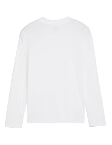 Koszulka dla dzieci puma teamgoal baselayer tee longsleeve biała 659041 04